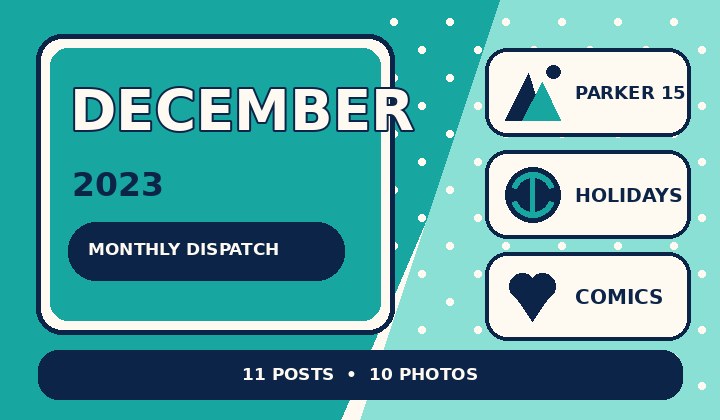 Graphic preview for December 2023 Monthly Dispatch