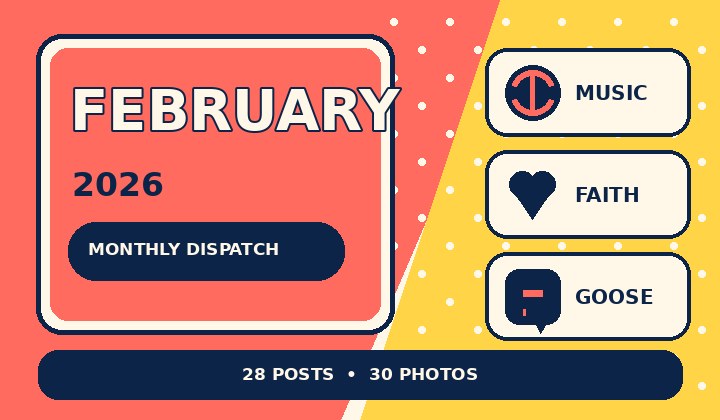 Graphic preview for February 2026 Monthly Dispatch