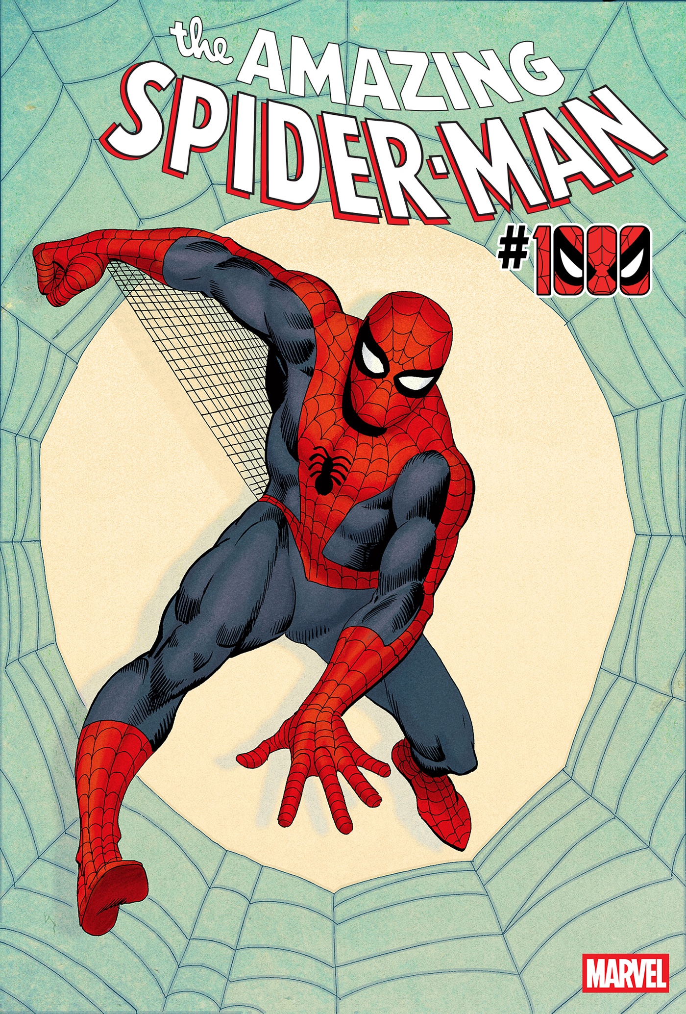 Amazing Spider-Man number 1000 Steve Ditko color variant cover