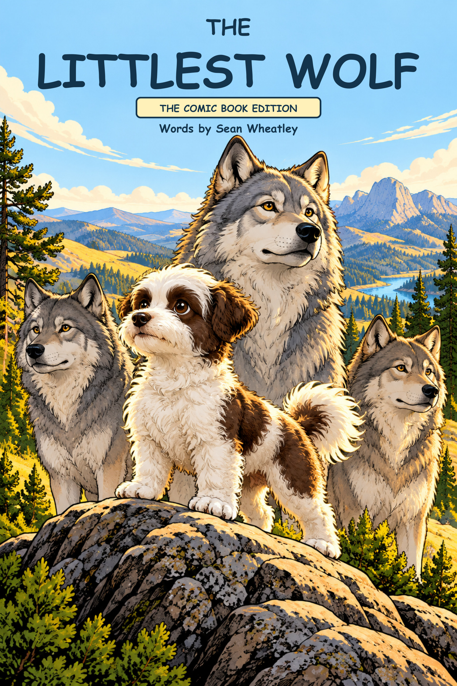 The Littlest Wolf comic book cover